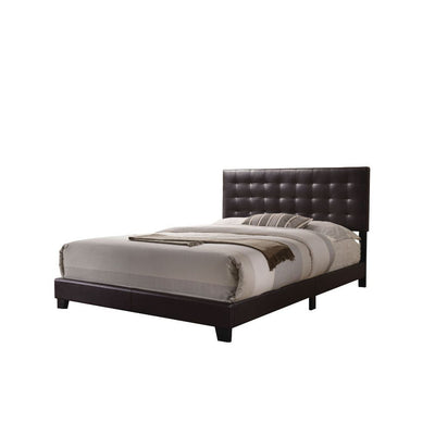 Masate - Queen Bed - Espresso PU - Grand Furniture GA