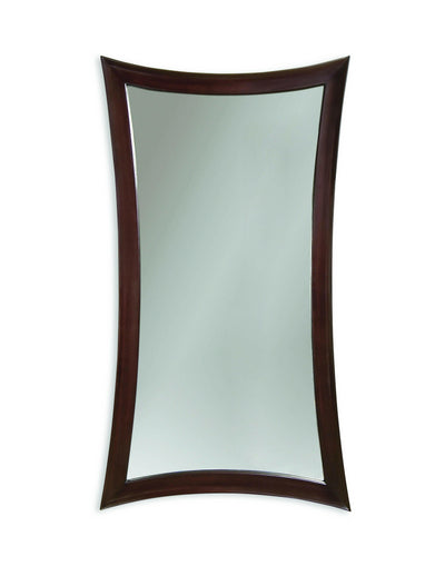 Hour-Glass - Floor Mirror - Brown - Floor Mirrors - Grand Furniture GA