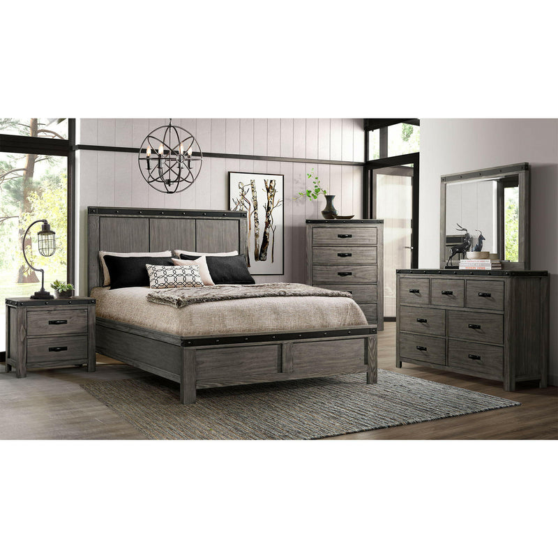 Wade - 2-Drawer Nightstand - Black Finish - Accent Nightstands - Grand Furniture GA