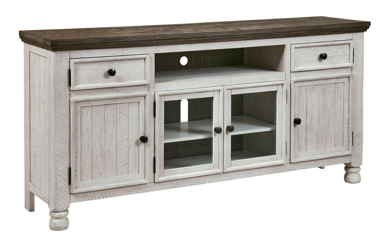 Havalance - Brown / Beige - Extra Large TV Stand - 4 Doors.