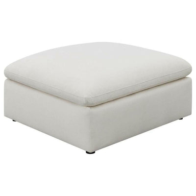 Hobson - Cushion Seat Ottoman - Off-White - Grand Furniture GA