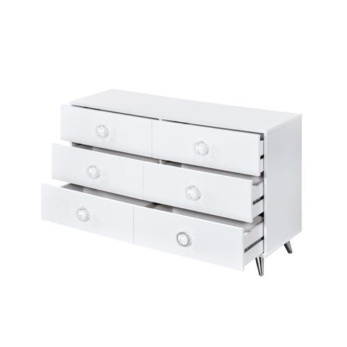 Perse - Dresser - White Finish - Grand Furniture GA