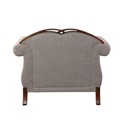 Miyeon - Chair - Fabric & Cherry - Grand Furniture GA