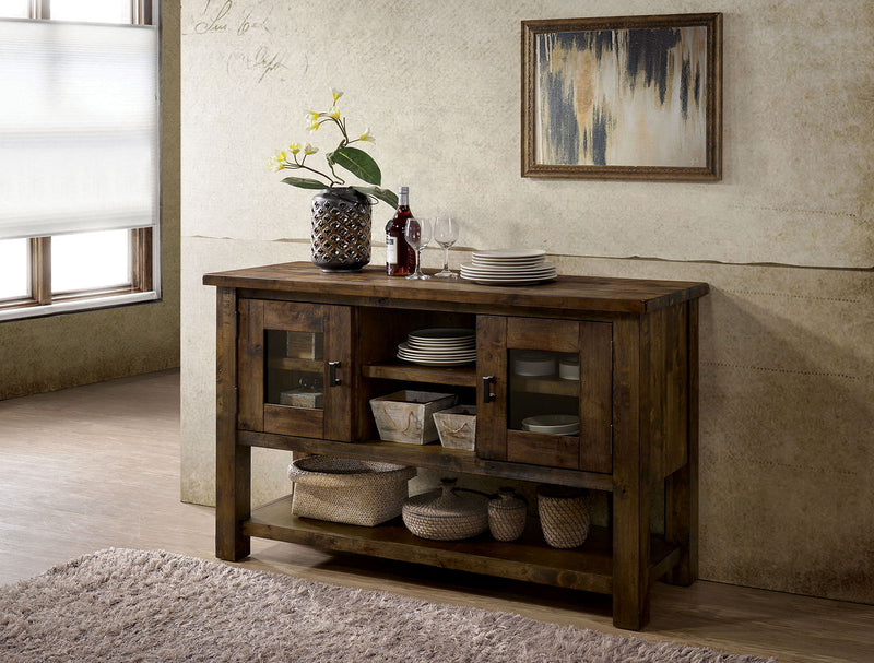 Kristen - Server - Rustic Oak - Grand Furniture GA