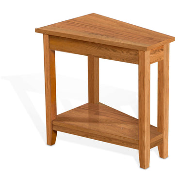 Sedona - Chair Side Table - Rustic Oak.