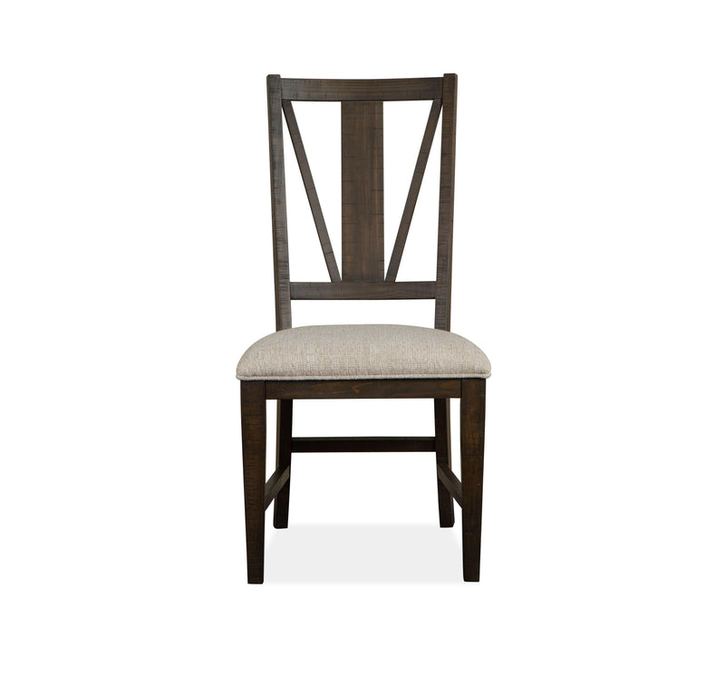 Westley Falls - Dining Side Chair With Upholstered Seat (Set of 2) - Graphite.