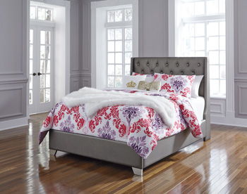 Coralayne - Gray - Full Uph Footboard With Rails.