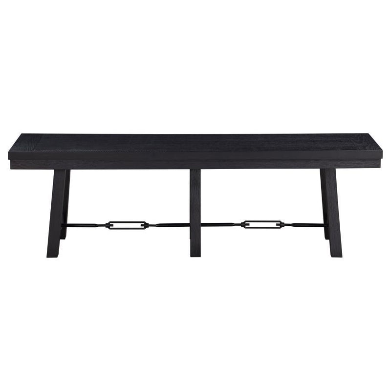 Newport - Trestle Dining Bench - Black