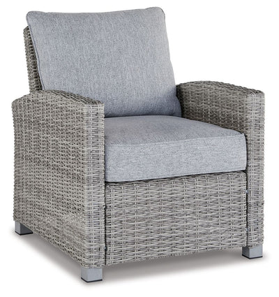 Naples Beach - Light Gray - Lounge Chair W/Cushion.