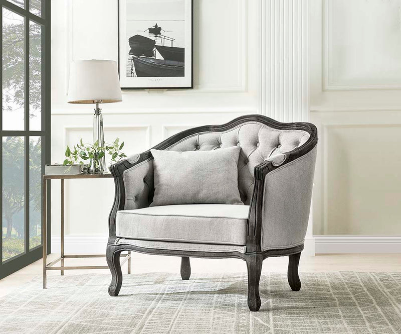 With a nod to vintage French design, the Samael is a modern interpretation of a camel-back sofa is distinguished by its exposed, and beautifully carved, wooden frame that wraps you in comfort.