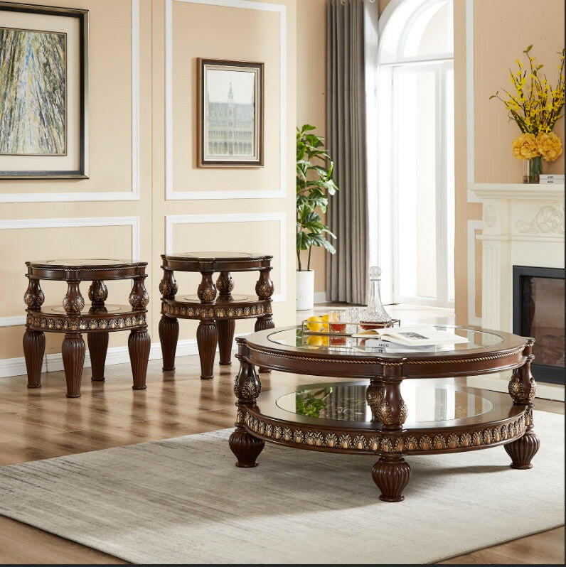 HD-1521 - 3PC COFFEE TABLE SET