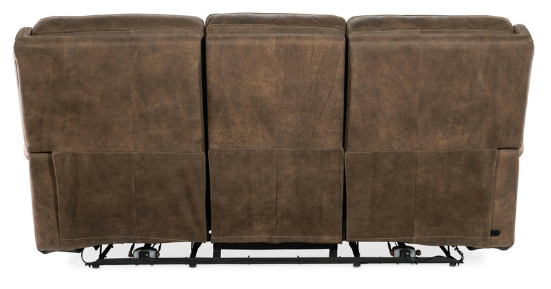 Wheeler - Power Sofa With Power Headrest - Dark Brown