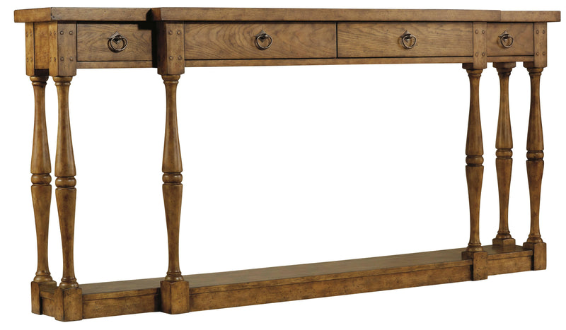 Sanctuary - Four-Drawer Thin Console Table.