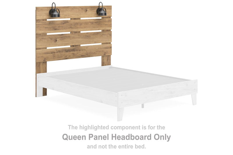 Larstin - Brown - Queen Panel Headboard