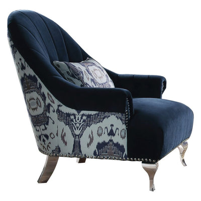 Jaborosa - Chair - Blue Velvet - Grand Furniture GA