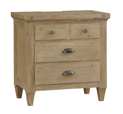 Lynnfield - Drawer Nightstand - Weathered Fawn