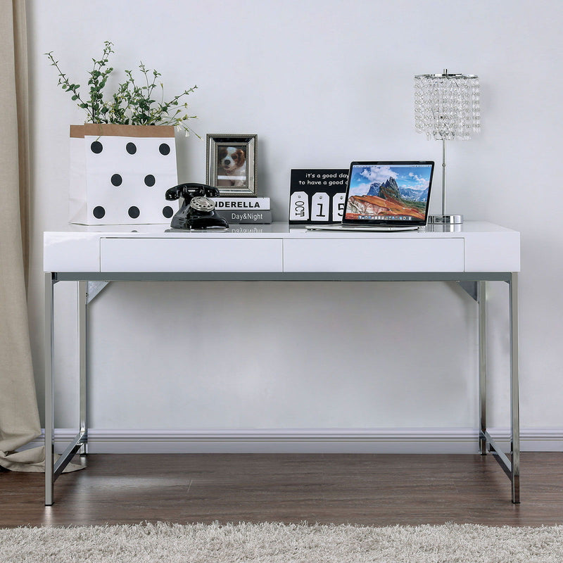 Loke - Computer Desk - White - Grand Furniture GA