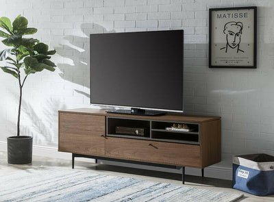 Hattie - TV Stand - Rustic Walnut Finish - Grand Furniture GA