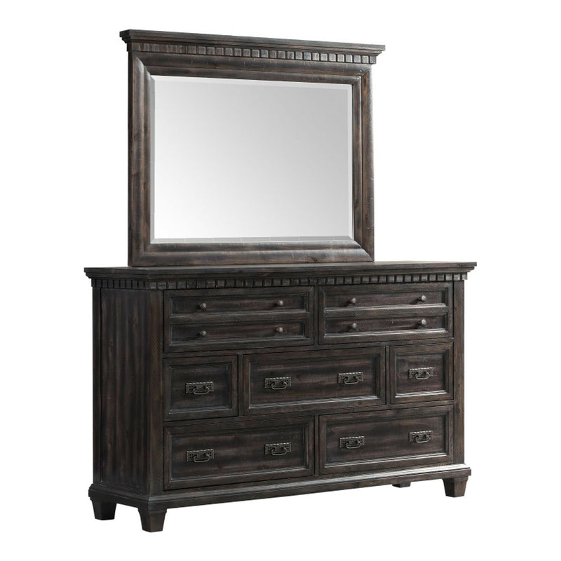 Morrison - Dresser & Mirror Set - Smokey Walnut