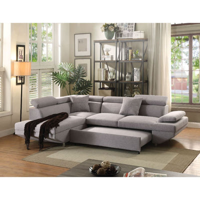 Jemima - Sectional Sofa - Gray Fabric - Grand Furniture GA