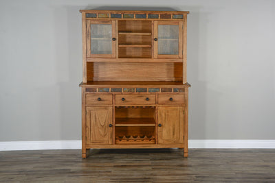 Sedona - Buffet & Hutch - Rustic Oak.