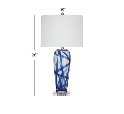 Rianna - Table Lamp - Blue - Table Lamps - Grand Furniture GA