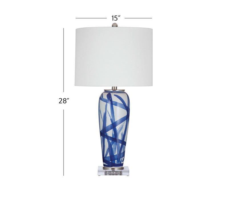 Rianna - Table Lamp - Blue - Table Lamps - Grand Furniture GA