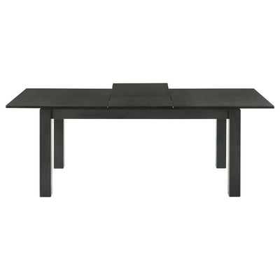 Jakob - Rectangular Extension Leaf Dining Table - Black