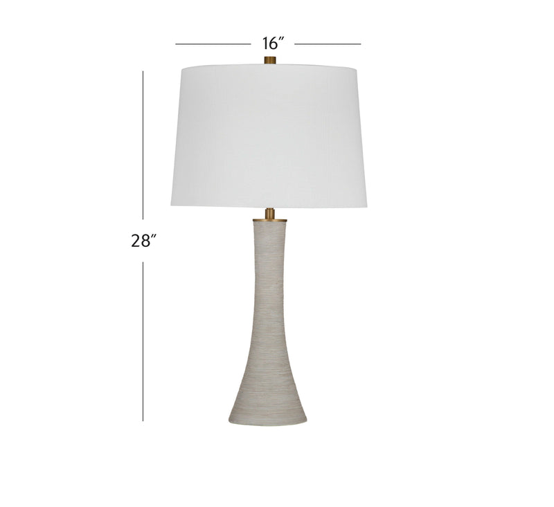 Ranier - Table Lamp - White - Table Lamps - Grand Furniture GA