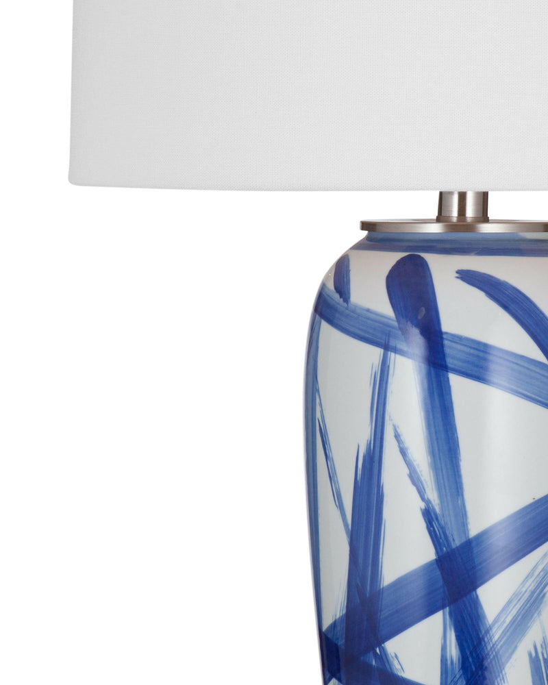 Rianna - Table Lamp - Blue - Table Lamps - Grand Furniture GA