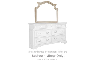 Realyn - Chipped White - Bedroom Mirror.