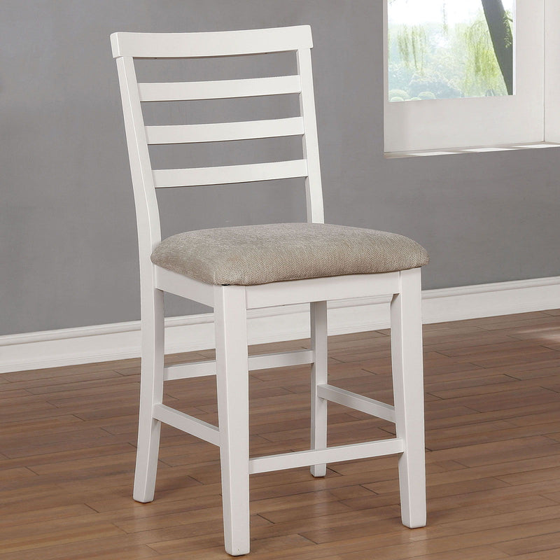 Kiana - Counter Height Side Chair (Set of 2) - White - Grand Furniture GA