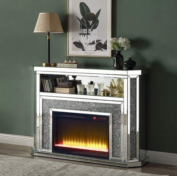 Noralie - Fireplace - Mirrored - 39" - Grand Furniture GA