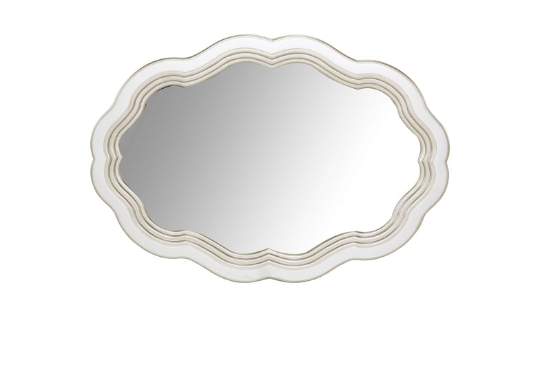 London Place - Wall Mirror - Creamy Pearl