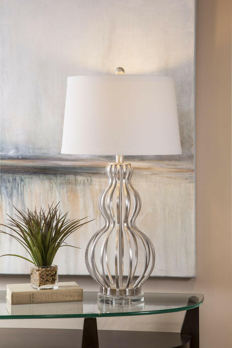 Sophie - Table Lamp - Silver - Table Lamps - Grand Furniture GA