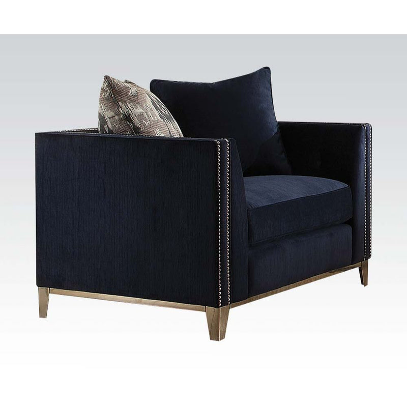 Phaedra - Chair - Blue Fabric - Grand Furniture GA