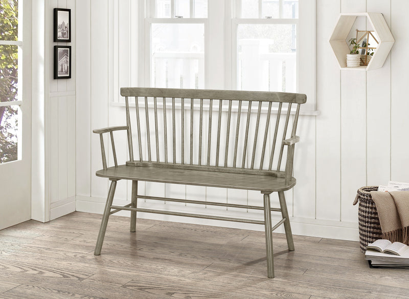 Jerimiah - Spindleback Bench - Grand Furniture GA