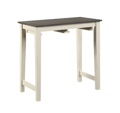Yobanna - Counter Height Set - Gray Oak & Antique White Finish - Grand Furniture GA