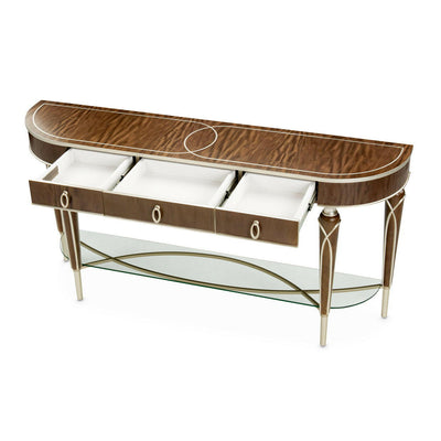 Villa Cherie Console Table - Hazelnut - Console Tables - Grand Furniture GA