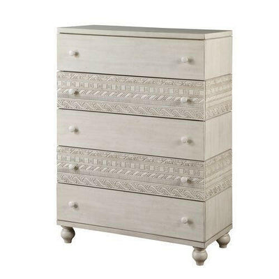 Roselyne - Chest - Antique White Finish - Grand Furniture GA