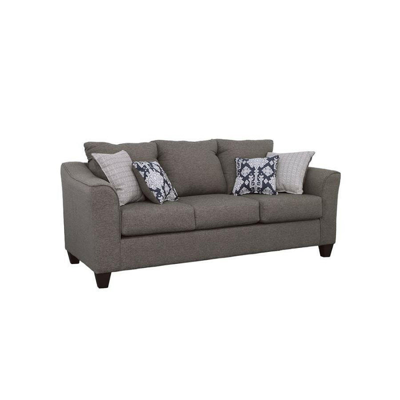 Salizar - Flared Arm Sofa - Grey.