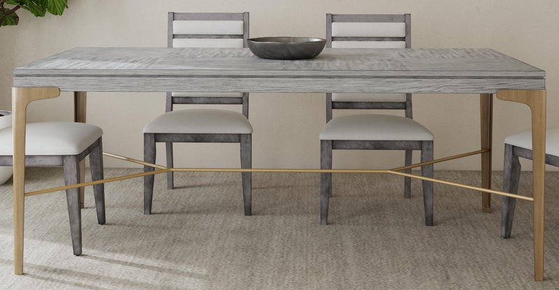 Nylah - Dining Table - Pearl Silver