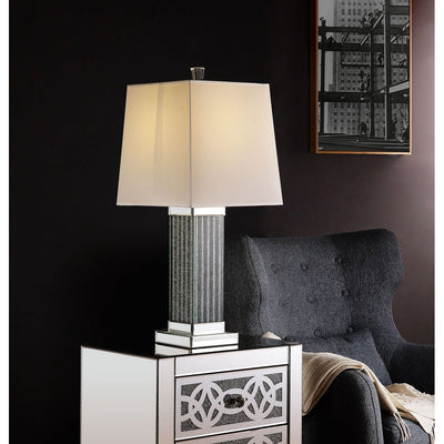 Noralie - Table Lamp - Mirrored & Faux Stones - 30" - Grand Furniture GA