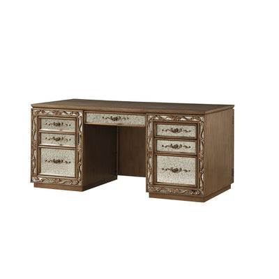 Orianne - Desk - Antique Gold - Grand Furniture GA