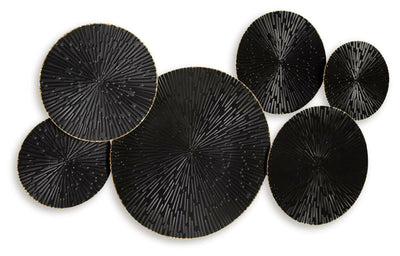 Rhetlen - Black / Gold Finish - Wall Decor.