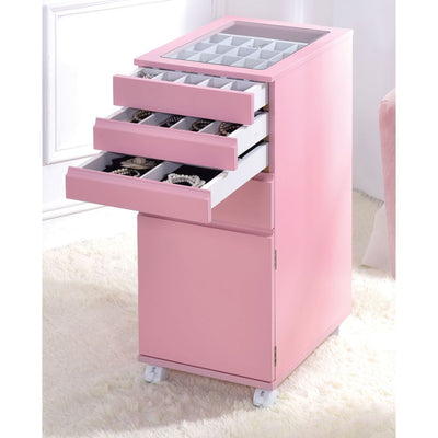 Nariah - Jewelry Armoire - Pink.