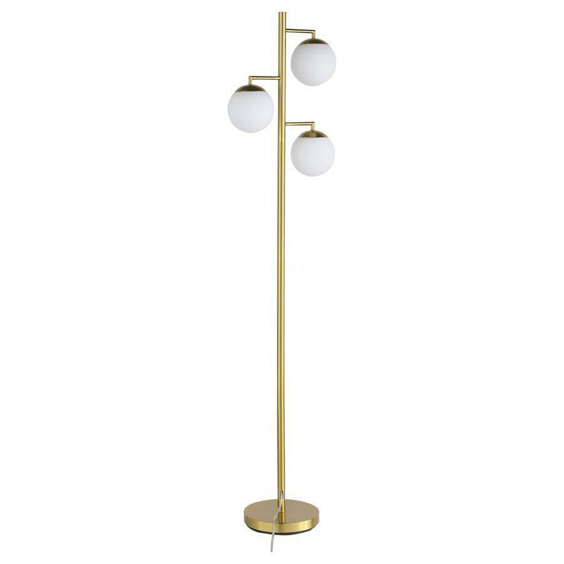 Sena - Trio Tree Floor Lamp - Gold - Floor Lamps - Grand Furniture GA