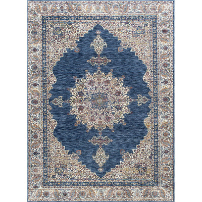 Payas - 5' x 7' Area Rug - Blue / Beige - Grand Furniture GA