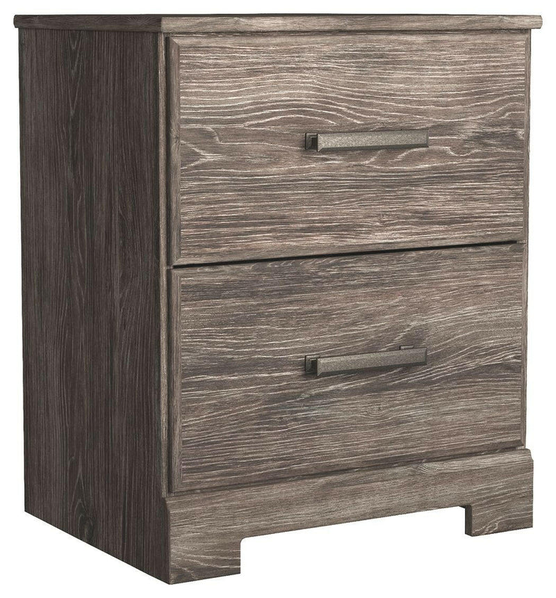 Ralinksi - Gray - Two Drawer Night Stand.