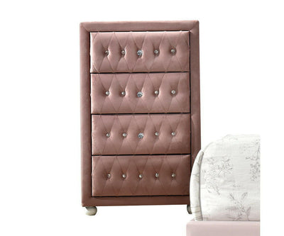 Reggie - Chest - Pink Fabric - Grand Furniture GA